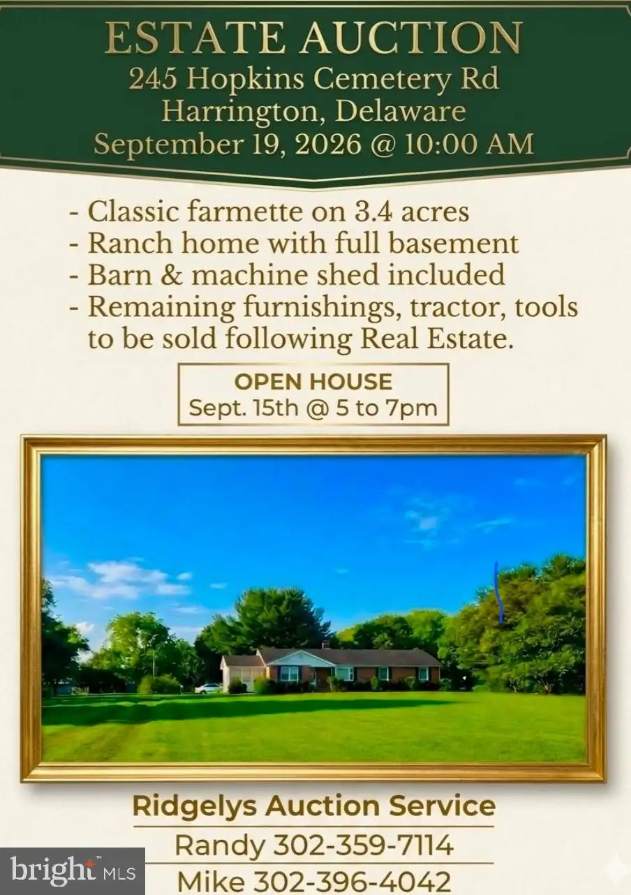 245 Hopkins Cemetery Road, Harrington, DE 19952