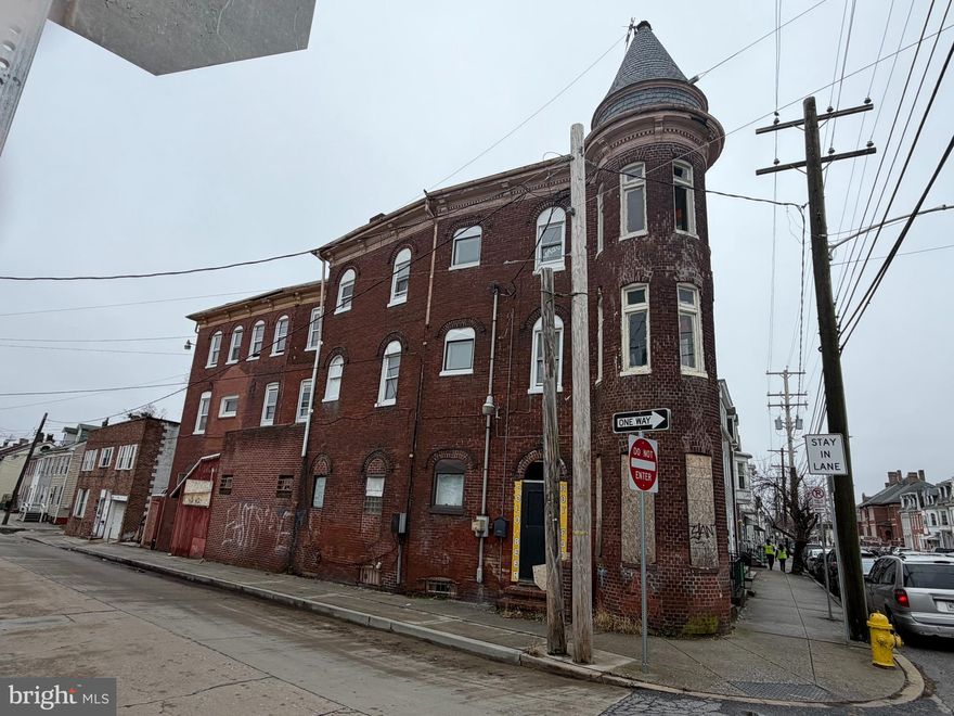 Investor and developer opportunity in York City. This commercial shell comes with plans to convert the property into a 6-unit apartment building with commercial space on the first floor. Two additional lots are included for potential parking, adding even more value and flexibility to this unique offering. With the structure already in place, this property is a blank canvas ready for your vision. Endless possibilities for redevelopment, mixed-use income potential, and long-term investment in a growing urban location.