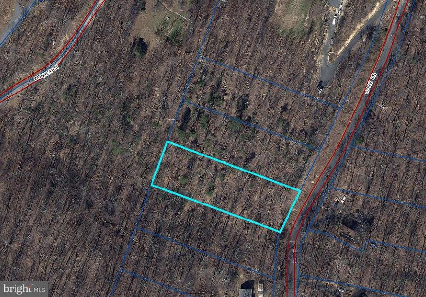 Completely wooded  3/4 acre of land. Feel free to walk the lot. No well, nor perc. AS IS. Vacant. Build your dream home retreat on the mountain!  Locate lot via assessor maps.