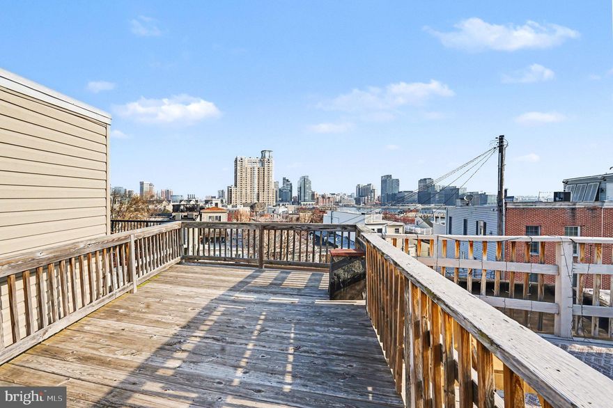 Welcome to this beautifully updated 2-bedroom, 2-bath Federal Hill home offering the perfect blend of historic charm and modern city living. Freshly painted throughout, this home features exposed brick accents, generous storage, and a finished walk-out basement for added living space. Enjoy sweeping city and Patapsco River views from your private rooftop deck—ideal for entertaining or unwinding above it all. Nestled in the heart of highly desirable Federal Hill, this home offers a truly walkable lifestyle just steps from local dining, shops, and waterfront attractions. A rare opportunity to own a move-in-ready home in one of Baltimore's most sought-after neighborhoods.