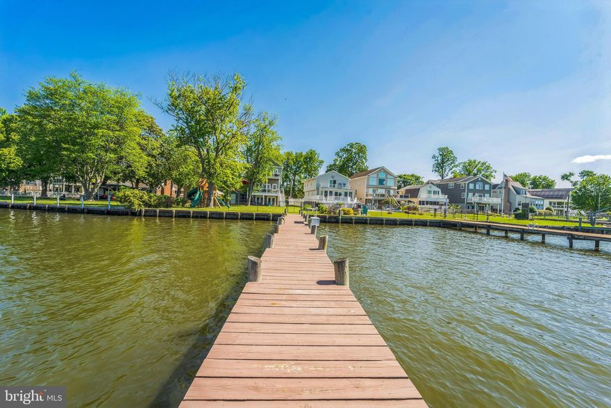 Welcome to this stunning, custom-rebuilt deep waterfront home in Middle River, where luxury meets functionality and every detail has been thoughtfully designed. Boasting approximately 2,440 sq ft of tax-living space plus an additional 1,142 sq ft in the fully finished walk-out lower level, this expansive 5-bedroom, 4.5-bath home offers a total of 3,582 finished square feet of exceptional living. This property has undergone a complete transformation—including a full second-story addition and a total redesign of the main level—making it a truly one-of-a-kind residence. Step outside to a flat, fully fenced yard that leads to a newer pier featuring multiple boat slips, a boat lift, and utilities (electric & water), ideal for boating enthusiasts. The curb appeal impresses with updated siding, roof, windows, and ample parking, including boat storage space. Inside, you're greeted by a breathtaking custom kitchen with rich cherry soft-close cabinetry, granite countertops with OG edge, stainless steel appliances, and a large island with a deep well sink—perfect for entertaining. The open-concept main floor features hand-scraped hickory hardwoods throughout, seamlessly connecting the kitchen, dining, and living areas. The main level also includes a spacious primary suite with an ensuite bath and walk-in closet, plus a versatile den/playroom or potential 6th bedroom and a stylish half bath. Upstairs, two front bedrooms share a jack-and-jill-style bath, while a dedicated home office offers privacy for remote work. The showstopping upper-level waterfront primary suite features breathtaking views, a 12x19 private composite deck, a spa-inspired bath with an oversized vintage soaking tub, frameless glass shower, dual marble vanities, and a custom walk-in closet. The walk-out lower level is built for entertaining with a full bar featuring a barn wood epoxy top, wet bar, additional full bath, optional bedroom space, and a large laundry/storage room. A 10x24 shed adds more storage along the side yard.

This home checks every box for premium waterfront living—schedule your private tour today and get ready to live the lifestyle you've always dreamed of!