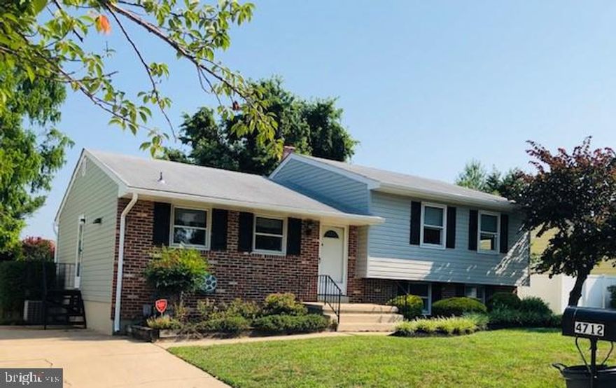 Prime location in Nottingham. Beautifully maintained 3 bedroom, 2 full bath home with a fully fenced backyard.  The composite deck is accessed from the family room and steps down into the yard.  The home has been freshly painted and  carpeted.  Each level is finished and move-in ready. The family room has a wood burning brick fireplace.   The upgrades include a new heat pump replaced in 2018. Kitchen remodel approximately 5 years. Fence installed in 2020. New washer/dryer 2020. Brand new vinyl siding,  gutters  and downspouts installed on exterior July 2021.  Security system available is currently inactive.
This home is close to all local schools and provides an easy commute to major highways.  The Honeygo and White Marsh areas offer ample shopping, entertainment and recreation .  Please join us at an open house on either Saturday, July 31 from 11am to 3pm or Sunday, August 1st from 1-4 pm.