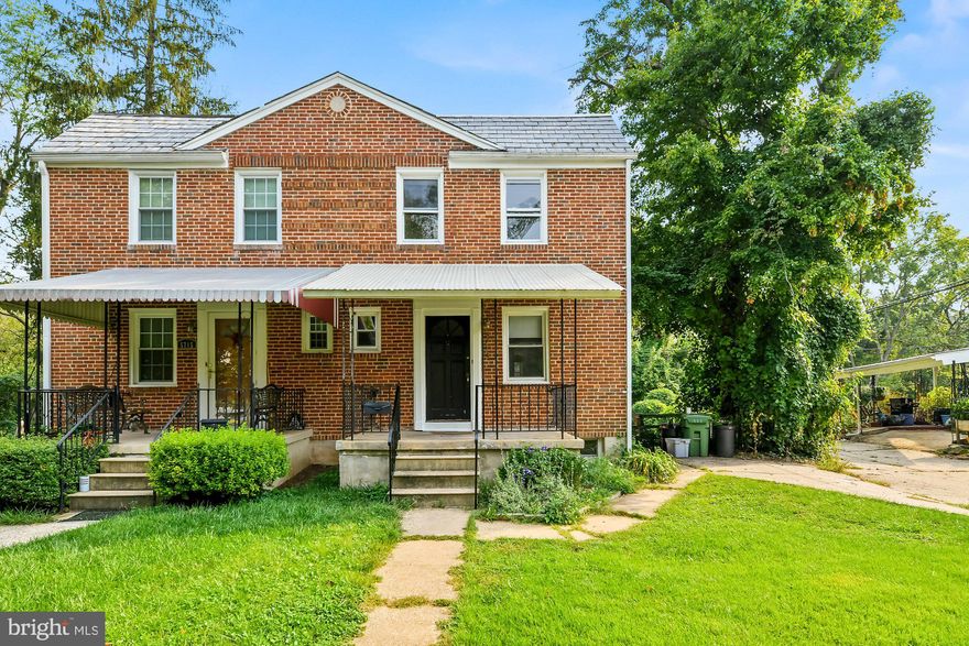 Brick Semi-Detached  Porch Front Home in the Heart of Mt. Washington!  Updated  Kitchen with Granite Counters and Island open to Dining Area.  Hardwood flooring in LR/Dining Area/ and Bedrooms. Updated full bath.  Walk out lower level to Large Level Fenced Rear Yard. Parking Pad in front.  Why rent when you can Own!! Check out Baltimore City Grants Available!  Don't miss this Great Opportunity!! Pets may be allowed on a case by case basis.