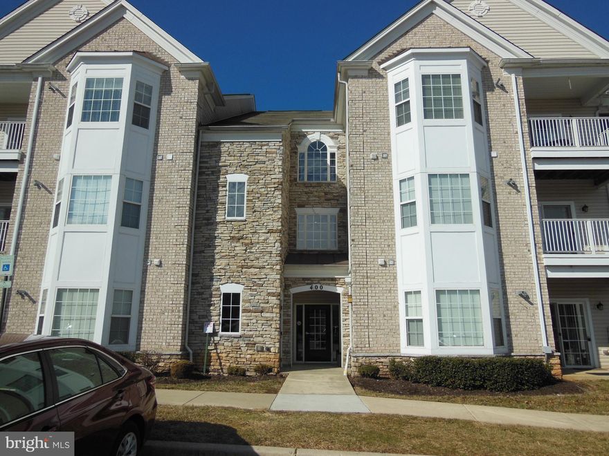 A perfect time to buy this recently painted & updated 3 bedroom condo on the outskirts of Bel Air.  Secured main level entrance, elevator to second floor, intercom system for entry. Truly in move in condition - hardwood flooring in the foyer entry, brand new carpet, renovated kitchen with granite counters, cer. tile, & stainless appliances just 2 yrs old.  Master bdrm. with bay window & Xlge bath.