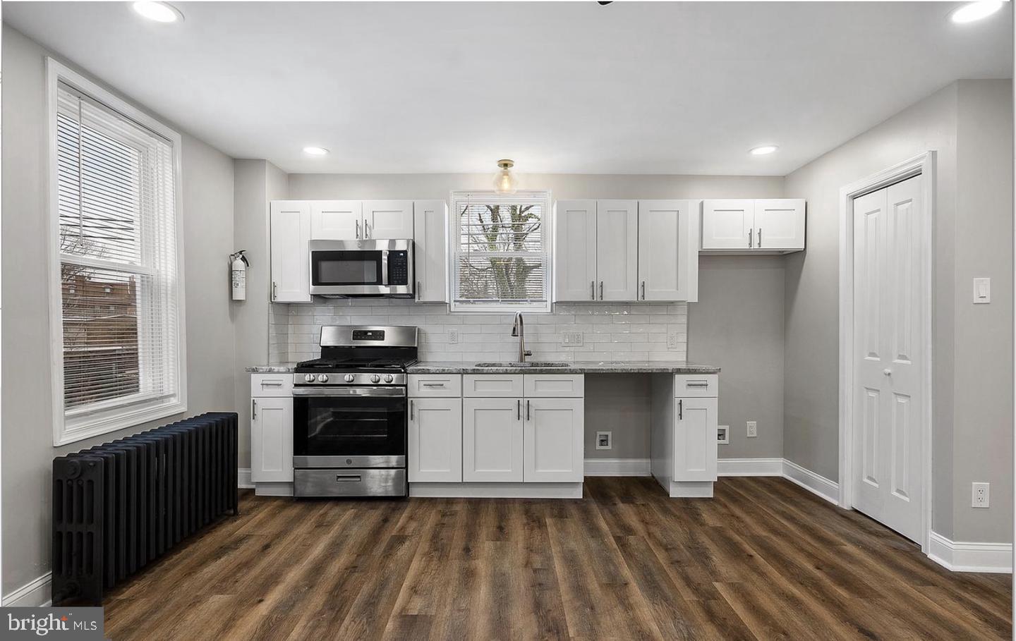 Welcome to 22 N Front St #2 in Darby! This beautifully renovated 2-bedroom, 1-bath apartment offers modern updates throughout and a comfortable, stylish living space. Step inside to find an open layout with new flooring, updated lighting, and a sleek kitchen featuring contemporary cabinets, stainless steel appliances, and plenty of counter space. The bathroom is fully updated with modern fixtures and a clean, fresh design. Both bedrooms are well-sized with ample closet space and natural light. Conveniently located near public transportation, shopping, and major roadways, this apartment offers the perfect mix of comfort and accessibility. Tenants are responsible for all utilities.