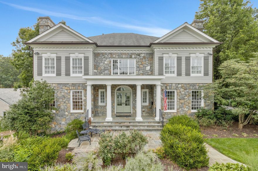 Exquisitely designed and decorated Georgian Colonial, offering over 7,000 sq ft of luxurious living space on an oversized lot backing to Windy Run Park. This sun-filled, three-level masterpiece features high coffered ceilings, elegant crown moldings, custom millwork, and gleaming hardwood floors throughout. The gourmet kitchen is a chef’s dream with double islands, Viking and SubZero appliances, and plenty of bar seating—perfect for entertaining.

The main level includes a cherry-paneled study, formal living and dining rooms, and a spacious family room with a gas fireplace and park views. Upstairs, the gracious primary suite  features a private balcony, a spacious bath with soaking tub, walk-in shower, double vanity, and an expansive dressing room. Each additional bedroom offers an ensuite bath and generous closet space.

The walk-out lower level is designed for recreation and relaxation, featuring a fully equipped lounge and bar, billiards area, family room with fireplace, private home theater, and direct access to the beautifully landscaped backyard and patio. Additional highlights include four gas fireplaces, a three-car attached garage, and meticulous attention to detail throughout.

Located on a quiet cul-de-sac just minutes from the GW Parkway, Washington, D.C., and Arlington’s top shopping and dining destinations, this exceptional home combines timeless elegance with modern comfort in one of Arlington’s most desirable neighborhoods. Don’t miss this rare opportunity!