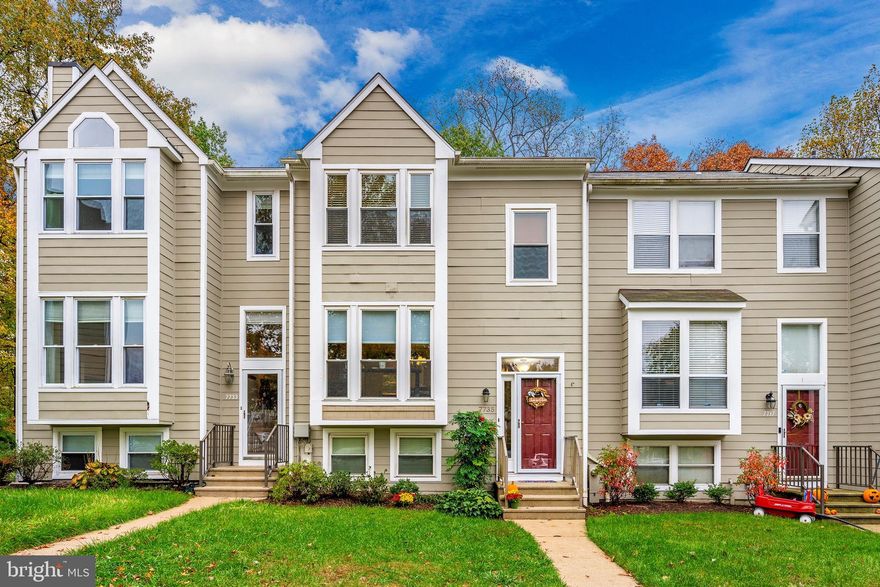 In the heart of Woodland Village, this must-see 4 bedroom home features many improvements for your peace of mind! As soon as you enter this home through the brand new front door you are greeted by gleaming hardwood floors on the entire main level. The dining room boasts large windows with custom blinds bringing in plenty of natural light. The eat in kitchen offers stainless steal appliances including a large new refrigerator (2019). Off the kitchen the sliding glass doors makes it easy access to the large deck perfect for grilling and entertaining your guests. The deck backs to trees making it relaxing and private. And for those special occasions there is a separate dining room too!  On the bedroom level, you will find three bedrooms and an updated hall bathroom. The owner s suite has a walk-in closet, vaulted ceiling, and a beautifully remodeled full bathroom. The lower level has an additional bedroom, family room, and walk-out access to the back yard. Updates include a brand new washer & dryer with additional warranty, a new roof, (2017) gutters recently cleaned, replaced motor in HVAC (2019), Hot water heater (2018) The home has been freshly painted with a current neutral palate. This move in ready home nested in an amenity-filled community with tennis courts, playgrounds, outside a pool, as well as lots of well-maintained common areas, all within walking distance. You will love its ideal location that is close to shopping, dining, entertainment districts, and major commuter routes. Welcome home!