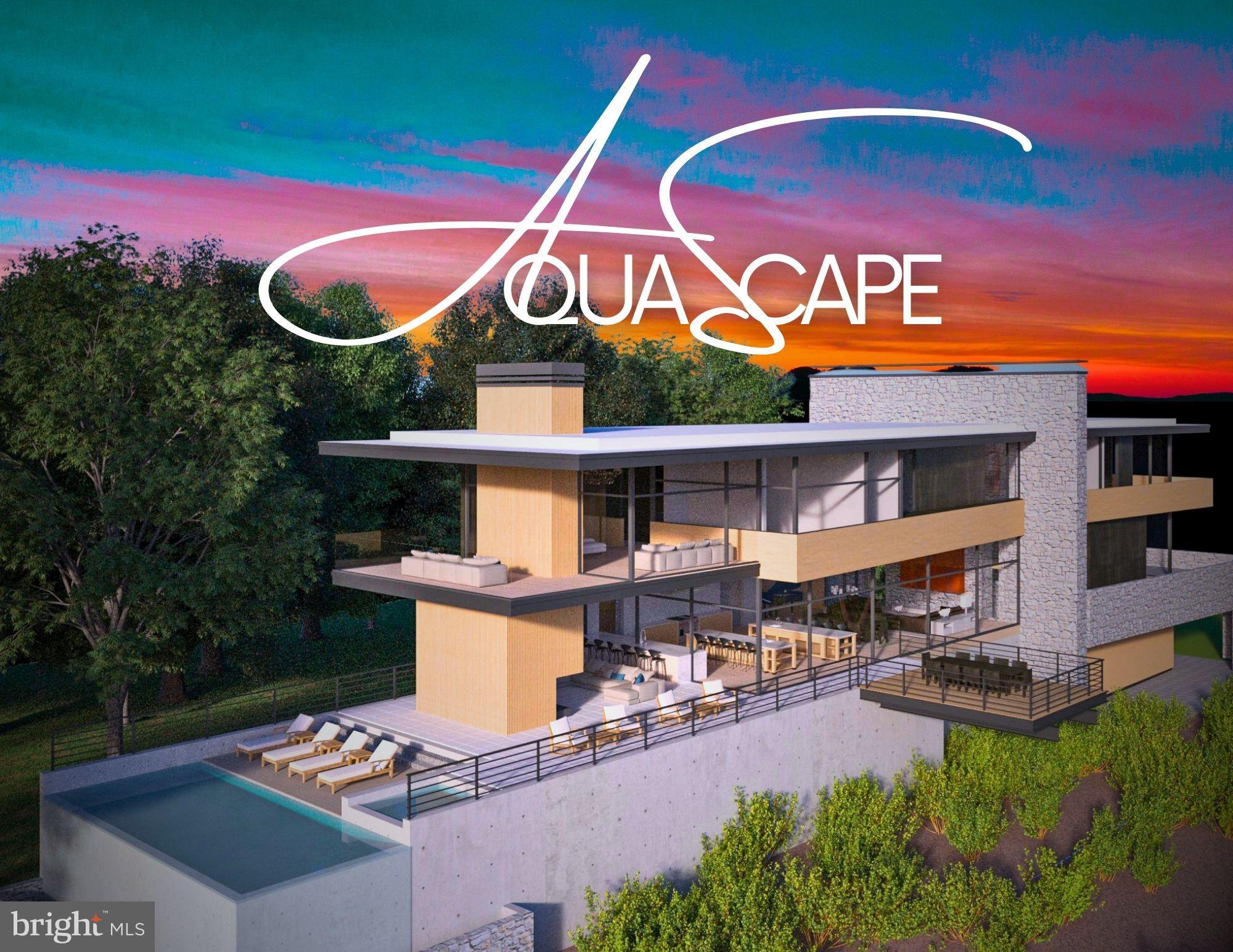 The first key to success is eliminating complications, so we set the stage for you. With diligence done and third-generation design-build firm DC/PROGETI proudly at your service, this is an especially rare honor to present to market. Aquascape is a made-to-order, Riviera residence positioned on the ten rarest acres remaining in New Hope. This high rolling river-town has experienced a cultural renaissance, and is now trending with no vacancy. Buzzing on the west bank of the Delaware River, then softening into Bucks County’s sophisticated countryside is New Hope, Pennsylvania, and its ever-exclusive real estate. An opportunity like this deserves your attention. These conceptual renderings are only the tip of the iceberg; DC/PROGETI delivers tailored, custom homes to their clientele, so the choice is always yours. The envelope consists of three tax parcels, occupying 400 linear feet of river frontage facing an undisturbed mountainside. This is the VIP ticket to feeling untouchable; let's design Aquascape to be uniquely yours.
**The ask price is reflective of the land only. Building specifications, final design and budget to be determined by prospective buyers and DC/PROGETI.**