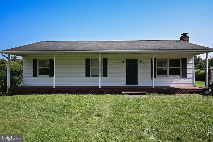 Simple one level living in Shepherdstown!  This 3 bedroom home has a large level yard, expansive front porch for relaxing, and sits just off of Engle Moler Rd.  No pets.  Must pass criminal and credit checks, first month's rent and security deposit paid up front.