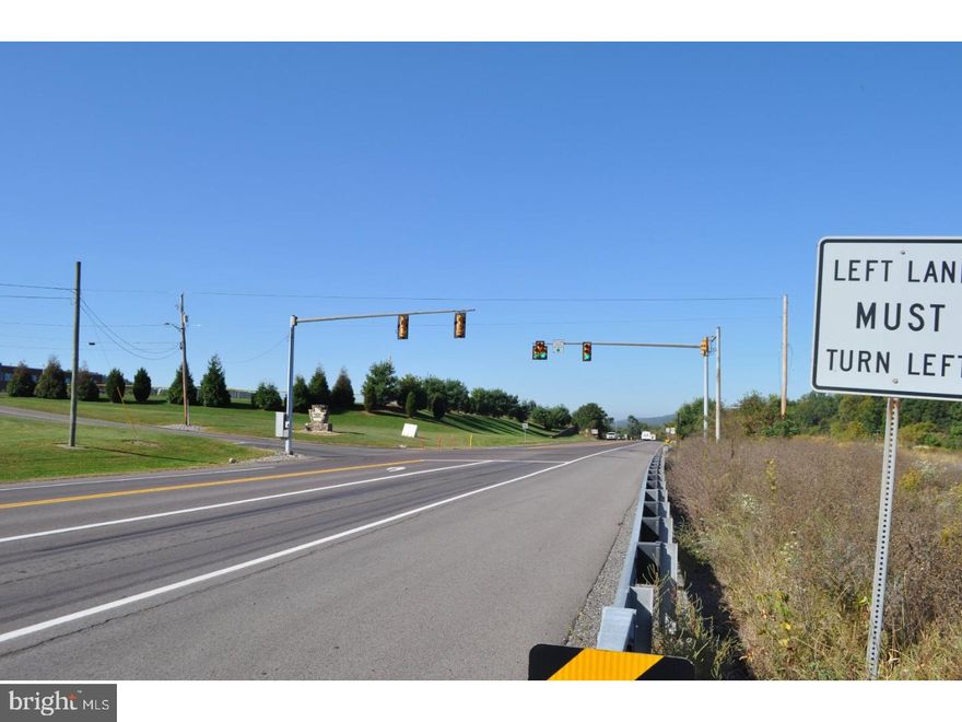 D4.56 Prime Acres at traffic controlled intersection of US Route 11 and State Hospital Drive.  Approximately 540 feet of road frontage on US 11.  Estimated buildable 3.5 acres.  Highly visible level lot near hospitals and across the street from Danville High School and Primary School.  Various uses from single user to multiple user development including Gas/Convenience, Bank, Restaurant or any Office/Retail use.  Sit map available.  Call Agent for details.