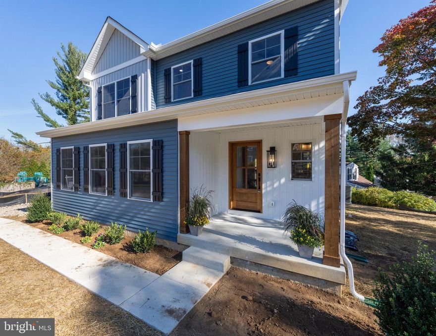 MAJOR PRICE REDUCTION!!!!  NEW LOWER PRICE!!!!

BACK ON THE MARKET!  BUYERS FINANCING FELL THROUGH!!!

Stunning, BRAND New CUSTOM, Construction home, currently in Stoneleigh School District, on nearly of a quarter acre! Don't miss this 4 Bedroom, 2 & 1/2 Bath, Craftsman style Colonial Home With Spacious Open Floor Plan! This is a Gorgeous, CUSTOM, New Construction home. Be proud to arrive home each day to the stylish stone front of the home, with the beautiful shaker and glass front door accented by the white board and batten siding. Enter into the light filled foyer and immediately imagine holiday entertaining in your open-floor-plan Living Room & Dining Room with the COMPLETELY NEW GOURMET Kitchen! Enjoy holiday buffets on the huge island that is perfectly situated for entertaining! There are lots of luxury touches, such as Laminate Style Hardwood Floors Throughout the Main Level, multiple recessed lights, stylish new black, farm style lighting, and the great Designer Kitchen with two tone shaker cabinets, Quartz Countertops, Gold Hardware and Stainless Steel Appliances. Envision having morning coffee looking over the expansive rear open yard! Gather in the big family room for family time, TV or games, before heading upstairs to truly relax. Luxuriate in your new, spacious, 2nd floor Primary Bedroom suite. Take a look at the large walk in closet. Delight in the all-new, stylish, tile spa like bath, with rain shower head, and dual sinks with custom marble tops. This floor also includes a three spacious bedrooms flooded with natural light, each with multiple recessed lights. In addition, there is a roomy 2nd floor laundry room. Even more, this brand new custom home possesses a ceramic tile hall bath with designer finishes, and dual sinks! There is also a great desk nook in the upper hall, and full wood staircase with custom designer lighting. This home boasts an oversized, attached, side load, two car garage. Further, this home has a huge unfinished walk out basement.  This lower level has a rough in for a full bath, and room for a clubroom and an additional bedroom. The home is located in a serene location, just steps from the Overlook Park and Community Playground. COME VISIT TODAY, AND MAKE IT YOUR NEW HOME!