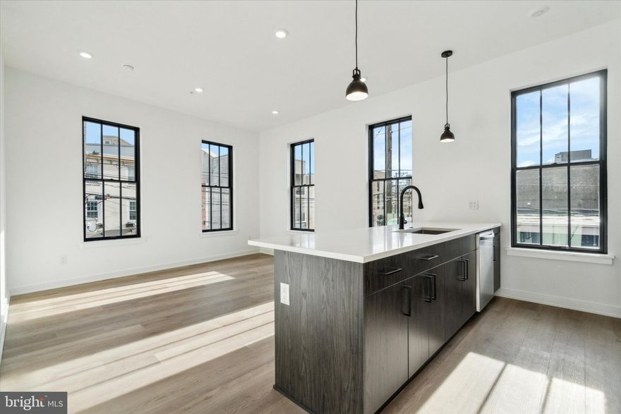 BRAND NEW 2 bed, 2 bath in the heart of Fishtown! Live in the heart of the neighborhood, close to all Fishtown's major hot spots. This new unit features large kitchen with custom two-toned cabinetry, stainless steel appliances, granite countertops and matte black hardware. You will also find brand new hardwood flooring. Large windows throughout providing an abundance of natural sunlight and great views toward Frankford Avenue. The bathroom has either a shower,  marble tile flooring, matte black hardware, ample lighting and white subway tile. Pets welcome for additional fee. First month and a 1 month security deposit due at signing. Water is flat $50 and electric based on usage. Just 2 blocks from the Berks train station and Palmer dog park for convenience and steps away Philly's famous Kalaya, Goldie, Suraya and so much more. Please note that the photos might be of another unit from the same building, all finishes are the same the layouts just vary slightly. Parking (currently on waitlist) available for additional $250/month around the corner.