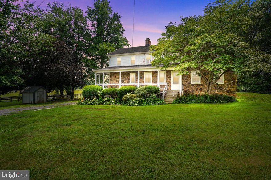 All offers are due by 7/13 by 5 pm

Step back in time and own a piece of history with 6625 Keysville Road, a 1850 Farmhouse located in Keymar MD. As soon as you enter this home, you will be immersed in its charm and character. From the stately stone exterior to the hardwood floors throughout, it is easy to feel right at home.

On the main level, bask in the glow from the two-sided fireplace that connects to both the kitchen and dining room. Enjoy a nice meal or sit down with guests while warming your toes! For added convenience, there is an addition that includes a full bath,  primary suite, living area which can double as an office or living room, as well as a large walk-in closet and laundry room. For those who love to host family and friends, go upstairs where three bedrooms feature enough space for everyone. The fourth bedroom and full bath can also be accessed by going up the alternative back staircase from the kitchen below.

This property doesn't just boast century old charm indoors - it further extends outdoors. With multiple out buildings including a bank barn with six stalls and plenty of pasture to explore, there is something for nature lovers of all kinds here! Take advantage of over 32 acres of tillable acres (if pastures are removed tillable acres increases) currently being leased by neighboring farm, two quaint ponds perfect for fishing and viewing waterfowl on those warm summer days.

Owning this unbelievable piece of history could be yours! Come take a tour today at 6625 Keysville Road in Keymar MD to discover if this farmhouse was built just for you!