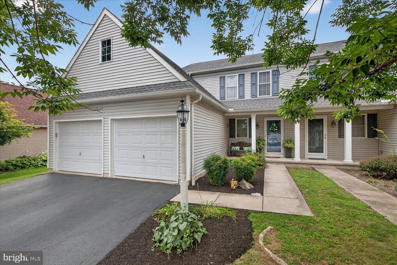 A must-see in the desirable Penn Manor School District! This spacious home is nestled in a quiet country setting and features an open floor plan with a beautifully designed kitchen offering abundant cabinet space. The living room is highlighted by a cozy gas fireplace, while the upstairs boasts roomy bedrooms, including a primary ensuite with a walk-in closet. Additional highlights include a 2-car garage, newly installed HVAC systems, a basement with plenty of storage and finishing potential, and a private fenced backyard overlooking peaceful farmland. Top it off with breathtaking western sunsets right from your own backyard!