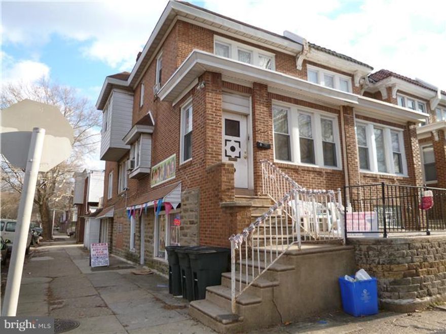 JUST Reduced and Owner is motivated 4  unit property with detached garage. Ground floor is hair salon paying 500/month is can be divide in to 2 stores - separate heat and AC, has 2 powder rooms. 2nd floor is a 2 bedroom apartment with laundry hook-up paying was paying 650/month and top unit is also a 2 bedroom unit with laundry hook-up paying 675/month.  one heater/ tenants split gas There is also a one car detached garage, can rent for 125 a month. Property is zoned for 4 units and usage is hair/nail barber.    Hardwired fire alarm system installed. Security system for hair salon. roof is 2 years old and property is in very good condition Great opportunity for business and investment. needs some minor TLC to gain maximum return. All offers will be presented, ask LA about financing