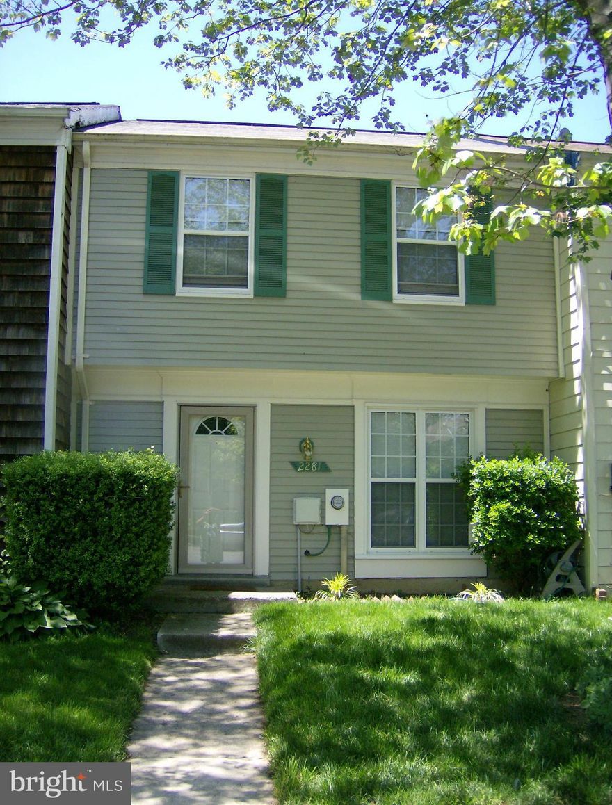 Fully Available!!! Enjoy this Great Townhome in South Bowie. 3 Bedrooms with 1 1/2 Baths. Ceramic Floors in Entrance Hallway and Large Eat-In Kitchen. Granite Kitchen Counters, New Carpet and Paint. Fenced Backyard. Near Bowie Town Center and Allen Pond Recreational Park. Tot Lot Playground. One assigned Parking Space. Ready TODAY!!!