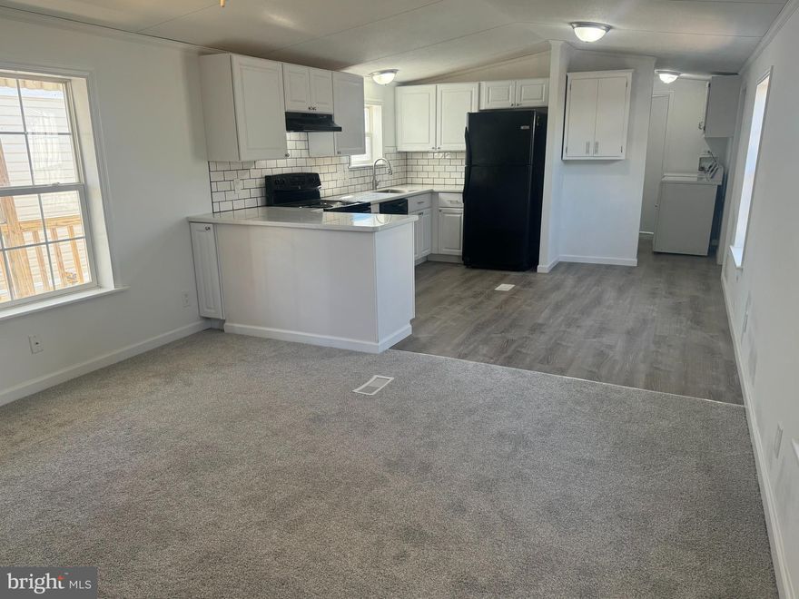 Welcome to your new home in Hilltop Mobile Estates! This delightful mobile home offers a fantastic location, situated close to Route 422 for easy commuting and just a stone's throw away from the shopping haven of The Philadelphia Premium Outlets and the convenience of Costco.  Park right out front and enter under the covered patio. Enjoy the covered porch for sipping your morning coffee or just relaxing. The perfect spot to enjoy the fresh air out of the elements. Inside, This clean, fresh and updated 2 BR single wide is ready to move in. The well-designed layout includes a large bathroom with a washer and dryer conveniently located for added ease in your daily routine. Stay comfortable year-round with central air for cooling during hot summers and efficient propane heating to keep you warm during the colder months. The windows provide not only energy efficiency but also a fresh, modern look to the home. 
Home features an open eat-in kitchen/living room, two spacious bedrooms with one being in front of the home and the other in the rear, a clean bath, and laundry area. The newer carpet and flooring throughout the home adds a sense of coziness to the living spaces. Enjoy incredibly low taxes and the inclusion of water, sewer, trash and snow removal in the monthly dues, making it an affordable and stress-free living option. Don't miss the opportunity to make this wonderful mobile home your own. 
Schedule your showing today!
Lot rent is $625 and includes water, sewer, and trash, and snow removal. Buyer must be approved by Hilltop Mobile Estates Property Management.