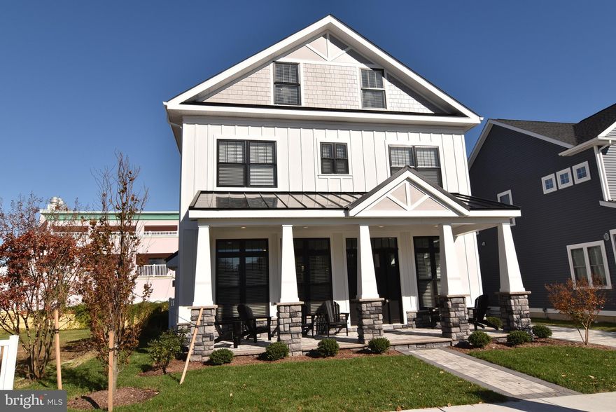 Brand new for 2019, this Ocean Block home with an inground pool is a rare find in the City of Rehoboth.  This magnificent 2,500sqft beach house is only 200 feet from the beach and boardwalk.  Tons of outdoor space to take in the sights and sounds of Rehoboth Beach from the front porch, rear patio/pool or the second floor deck. The spacious well thought out great room has incredible attention to detail such as exposed beams, stacked stone gas fireplace, 75in Smart TV and sustainable hardwood floors that carry throughout the entire house. The open floor plan is tied together perfectly with 10 ft ceilings, Anderson windows and gorgeous craftsman trim everywhere you look.Cooking dinner for all of your guests will be a delight in the chef s kitchen with quartz counters, stainless steel Thermador appliances, 48 inch gas range and oversized French door refrigerator/freezer.   All 5 of the spacious ensuite bedrooms feature tiled bathrooms with frameless glass showers. The third floor suite is embellished with exposed beams and a cathedral ceiling.  The home is being sold fully furnished including all 6 of the oversized mounted TVs. This home truly has it all; a sunken laundry room, pantry closet, easy access to a conditioned crawl space, split system HVAC and 2 tankless hot water heaters. Exterior features include a paver front porch, backyard paver patio with pool, privacy fencing, outdoor shower, Hardy Plank siding and stone, composite decking, irrigation system and parking for 2 cars.This South Rehoboth masterpiece is only steps to the ocean, 2 blocks to Rehoboth Avenue and a quick stroll to shops and restaurants. For investors, the location and high end features of this superb home will attract highly desirable rental clientele as well as potentially generating an estimated rental income of over $150,000. Ask your agent for more info about this wonderful home.