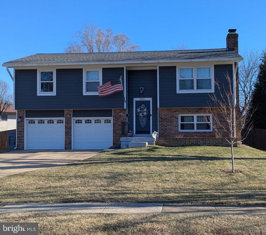 Welcome to 3410 Sapphire Ct, Alexandria, VA! This beautifully upgraded 3-bedroom, 2.5-bath split-level
home offers 1,589 sqft of modern living space, including a fully finished walkout basement that opens to a
fenced backyard with plenty of room for outdoor entertaining. The brand-new luxury kitchen, completed in 2024, features quartz countertops, custom cabinetry, stainless steel appliances, an induction range, and a stylish backsplash. Gleaming hardwood floors enhance the bright, open living areas, while the finished
basement boasts a custom bar with a hidden wine cellar tucked behind a bookshelf, adding a stylish touch.
Recent upgrades include a new roof, gutters, James Hardie siding, and Anderson windows, as well as an
upgraded electrical panel and a two-car garage equipped with a level 2 EV charger hookup. Smart home
features such as Lutron lighting in the kitchen, living room, and primary bedroom, along with an Ecobee
thermostat system, provide modern convenience and energy efficiency. Step out onto the large deck
overlooking the backyard and a spacious shed, perfect for storage or hobbies. An assumable VA loan at
2.5% offers a rare opportunity for qualified buyers to secure a lower rate, making this home an exceptional
value. Located on a quiet cul-de-sac with no HOA, this home is just minutes from Fort Belvoir, The
Pentagon, I-495, Metro, parks, dining, and top-rated schools. Schedule your showing today!