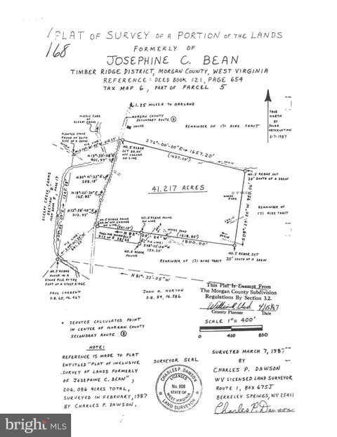 Vacant Land For Sale - OFF Virginia Line Road<br/> BERKELEY SPRINGS, WV 25411