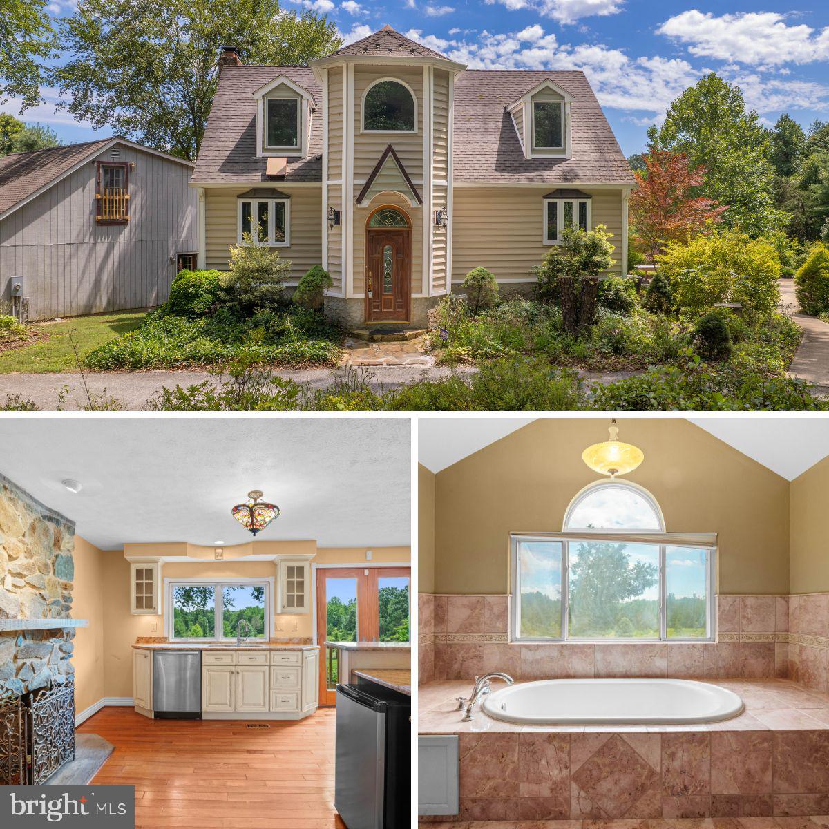 OPEN HOUSE CANCELLED! PROPERTY IS UNDER CONTRACT
Welcome to peace and tranquility in the heart of Charlotte Hall, MD! Bustling La Plata and Waldorf are 15-20 minutes away for convenient shopping. This unique victorian-style property is sure to capture your heart at first sight. Hardwood and tile throughout (Brazilian Rosewood on Main, Amish milled Poplar on Second and Travertine tile in the basement). Additionally, the home is situated in a desirable location, just a short walk away from the picturesque Gilbert Run Park, you'll have nature's playground right at your doorstep. Imagine taking leisurely strolls through the park, surrounded by lush greenery and the soothing sounds of nature. This home offers plenty of space for you and your loved ones to spread out and enjoy, both inside and out! Inside, you'll find a large primary bedroom and loft adding a touch of luxury, and serving as a private retreat after a long day. The custom designed kitchen is truly a chef's dream, boasting granite countertops, a chef's kitchen layout, double wall ovens, gas cooktop with custom hood and commercial grade roof mounted exhaust fan and an abundance of cabinets (custom spice racks under cooktop) for all your culinary/storage needs. Whether you're a seasoned chef or just enjoy the art of cooking, this kitchen will inspire your culinary adventures. The bathrooms have been tastefully updated, ensuring a modern and stylish ambiance. The primary full bathroom and main floor full bathroom have custom marble floors, and the basement full bath has travertine tile. This property is not just about the interiors, though, the lot is beautiful. You will fall in love with the landscaping- specimen trees, bushes and flowers. Prepare to be amazed by the additional features that make this home truly exceptional. You will step outside to a serene koi pond that beckons you to relax and enjoy the peaceful ambiance. The 50'x70 concrete patio is great for entertaining and for Fall evening fires. The flat to gently sloping, open lot, is surrounded by rolling hills providing a picturesque backdrop, creating a serene and idyllic environment. The huge detached garage and storage barn offers ample space for your vehicles, hobbies, and storage needs. As if these features weren't already enough, there's an additional buildable lot available for purchase right next door that is perfect for horses, hunting and /or future development for family/friends. Imagine the possibilities of expanding your dream home or creating an oasis for family and friends to gather. Don't let this opportunity slip through your fingers! Be sure to check out the lot next door (13125 Charles Street) if you're interested in this property! This will add an additional 3 acres to the 4.26 acres that this property already offers!