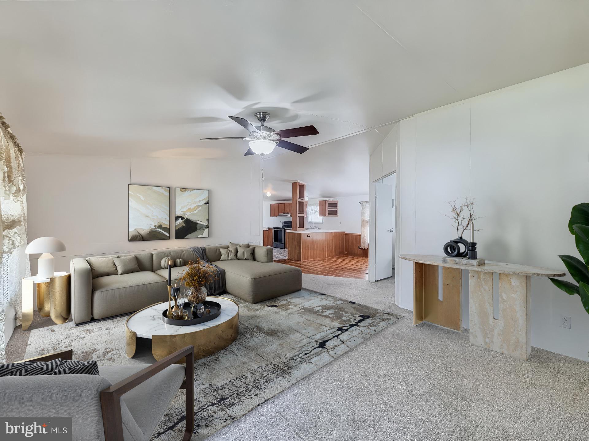Easy One-Floor Living in Walnut Grove Commons!
Welcome to this spacious and well-maintained 3-bedroom, 2-bath double-wide home offering over 1,400 square feet of comfortable living. The smart split-bedroom layout provides privacy and functionality, featuring a primary suite on one end—complete with a walk-in closet and an updated bath with a sleek walk-in shower.
On the opposite side, you'll find two additional bedrooms and a full bath—ideal for guests, a home office, or hobby space. The open-concept living room seamlessly connects to the kitchen and dining area, creating a warm and inviting atmosphere for daily living or entertaining.
Step outside and unwind on the covered porch, and take advantage of the convenient storage shed for all your extras.
If one-floor living is what you're after, don’t wait—schedule your private tour today!
