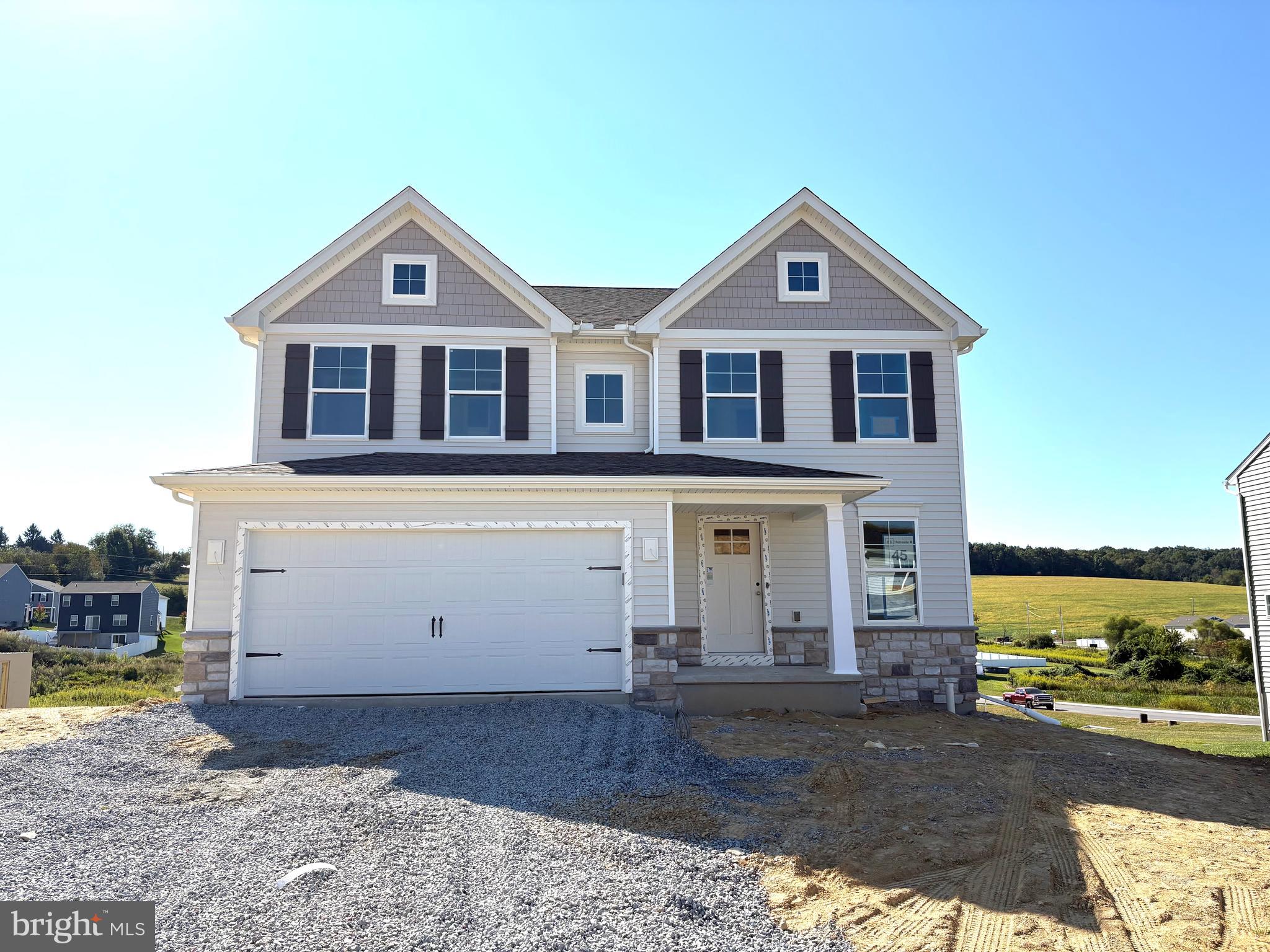 Will be ready to move in mid-October!
💰Save over $19,000 with this Rate Buy Down; 2.99% rate year 1, 3.99% year 2, 4.99% interest year 3, 5.99% years 4+, see document for details
🏡Welcome to Your Brand-New Home! This beautiful residence boasts 4 bedrooms, 2.5 bathrooms. The open floor plan on the first floor seamlessly connects the kitchen, breakfast area, morning room, and large family room, perfect for gatherings. Enjoy the convenience of a half bath and a versatile flex room. Upstairs, the spacious owner's suite features TWO walk-in closets and a second-floor laundry room, which adds ease to chores. Three additional bedrooms and a full bathroom provide ample space for everyone. This home also includes a composite deck with steps and a landing! Rest assured with our 10-Year Warranty. Schedule a showing today and make this brand-new home yours! This home is expected to be completed in October!
📸 Photos are of a similar model and may display upgrades not included in the listed price.
Subdivision assessment is pending; MLS reflects zero taxes. Final taxes will be determined based on the improved lot and dwelling assessment.