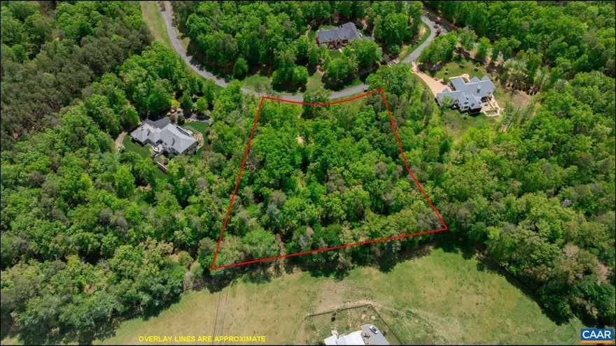 Premium lot in the esteemed Keswick Estate community located less than 10 miles from UVA and downtown Charlottesville. This enclave of just 121 homes and sites adjoins the world-famous Keswick Club and its Pete Dye-designed Full Cry championship golf course. Resort amenities of spa, fitness center, infinity pool, clay tennis, fine dining and more are a short golf-cart ride away from Lot 45, tucked along a quiet lane and backing to open space. This offering includes HOA-approved custom home plans and a comprehensive landscaping plan.