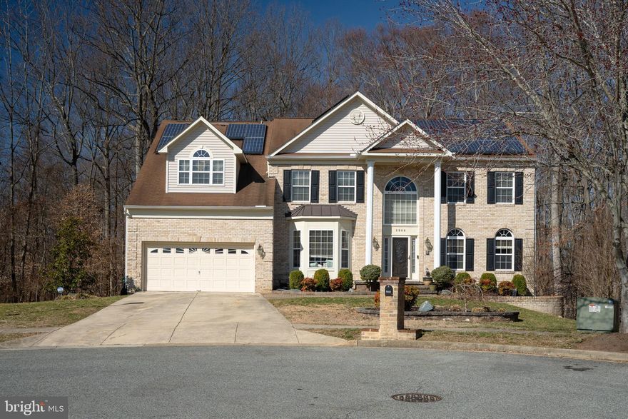 Stunning Brick Front Colonial Home in a Private Cul-de-Sac – 5 Beds, 4.5 Baths
Welcome to this beautiful Colonial home, perfectly situated on a ½-acre lot in a quiet cul-de-sac, backing to serene woods for ultimate privacy. With 5 bedrooms, 4.5 bathrooms, and a spacious, thoughtfully designed layout, this home is perfect for modern living and entertaining.

Home Features:
✔ Elegant Living Spaces – Formal living room, dining room, office, and family room, offering versatility and comfort.
✔ Gourmet Kitchen – Featuring granite countertops and all essential appliances: refrigerator, sink, dishwasher, gas stovetop, microwave, and oven.
✔ Cozy Fireplace – Stunning stonework on the fireplace, creating a warm and inviting ambiance.
✔ Screened-In Deck – Enjoy the outdoors year-round in this peaceful retreat.
✔ Expansive Upstairs Bedrooms – Spacious rooms, including a luxurious primary suite with a sitting room.
✔ Spa-Like Primary Bath – A unique dual en-suite layout with a bathtub in the center and a walk-through shower for added luxury.
✔ Finished Basement – Includes a workout room, pool table room, mini bar, full bath, and TV room—perfect for entertaining.
✔ Recent Upgrades –
New carpet in two guest bedrooms and the primary suite; the rest of the carpet was replaced approx. 5 years ago.
Many rooms freshly repainted for a modern, refreshed look.
Leaf filter gutter guards for low-maintenance living.
Two HVAC units—one replaced 2 years ago, the other 5 years ago.
✔ Enhanced Curb Appeal – Updated front pavers with built-in lights along the walkway, center island, and landscaping (completed approx. 8 years ago).
This exquisite home offers the perfect blend of classic charm, modern updates, and peaceful surroundings. Don’t miss the chance to make it yours!