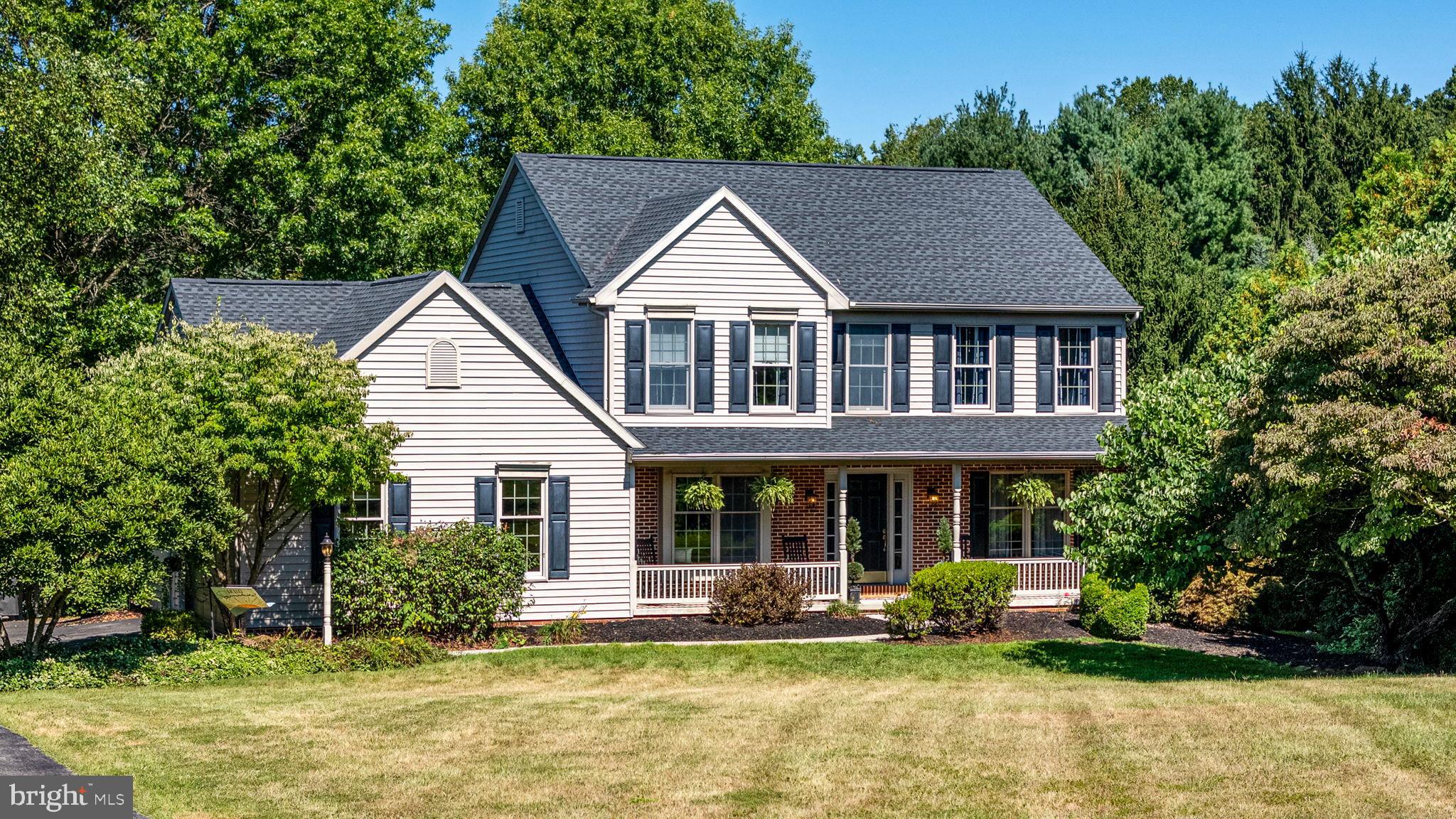 Enjoy your very own backyard oasis in this stunning 5-bedroom, 3.5-bath single-family home featuring a sparkling in-ground heated pool and expansive outdoor space on 1.6 private acres. Whether you’re hosting gatherings or enjoying quiet evenings at home, this property offers the perfect blend of relaxation and style.
Inside, the main level shines with hardwood floors throughout. The updated kitchen is a showstopper with its massive granite island, abundant cabinetry, and plenty of prep space. Two fireplaces — one in the living room and another in the dining room — add warmth and charm. The main floor is completed by a dedicated laundry room with large closet and an updated powder room.
Upstairs, the primary suite boasts a newly renovated bathroom with a dual-sink vanity as well as a large walk-in closet. Three additional bedrooms are served by a hall bathroom. The fully finished basement provides even more living space with a full bathroom, gym area, living space and fifth bedroom. There is also an unfinished portion of the basement serving as both the utility room and large storage space. Brand new roof replaced in July, 2025.
From the inviting pool to the beautifully updated interiors, this home offers a true retreat while still being close to everything you need.