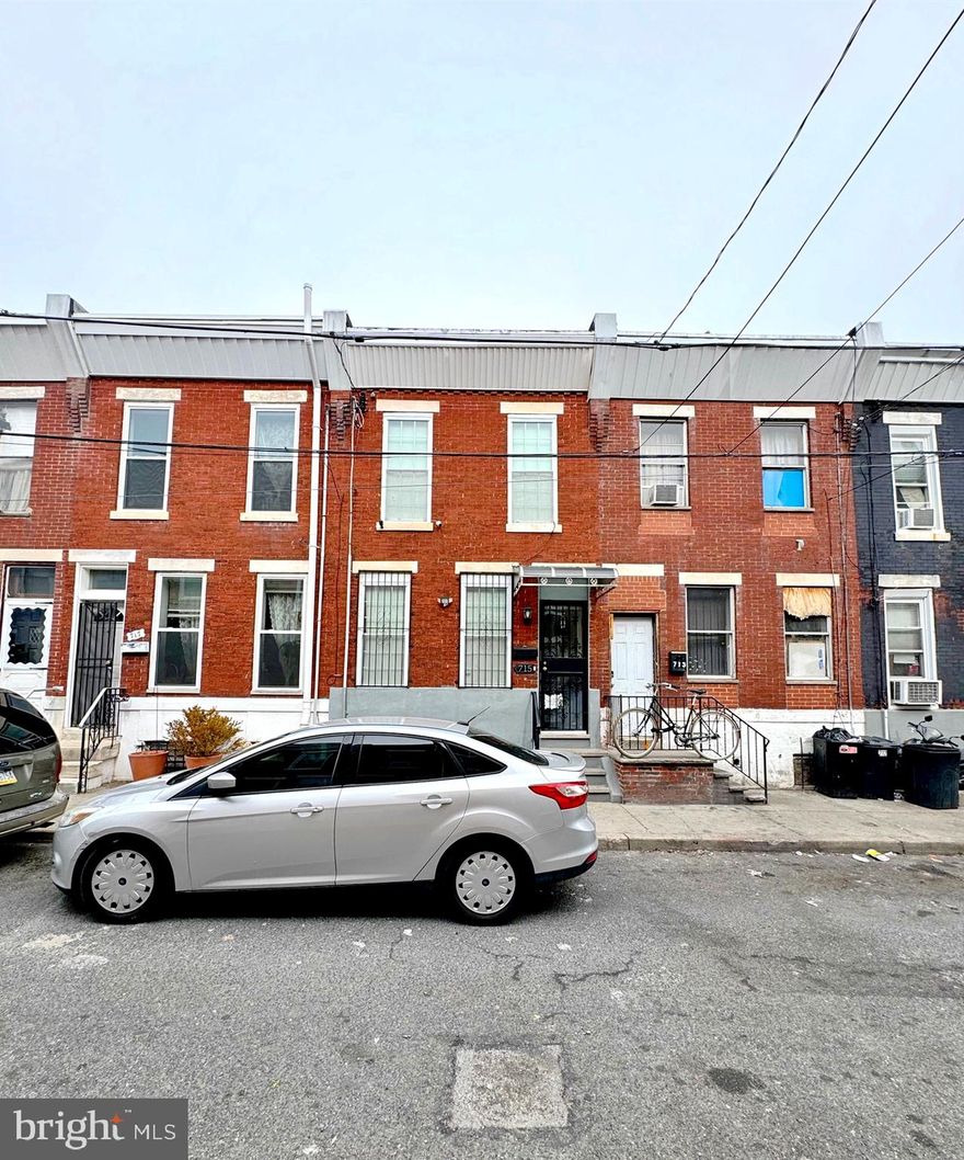 Welcome to the bright rowhome in the south philly. Open living and dining area with hardwood floor. Tiled kitchen with granite countertops and stainless steel appliances. Half bathroom located on the first floor.  Great backyard for gardening and grilling. Second floor features 3 bedrooms and a full bathroom. Good size for main bedroom. Fully finished basement provide extra space for storage. Closed to transportation, schools and stores. Easy to make an appointment for showing.