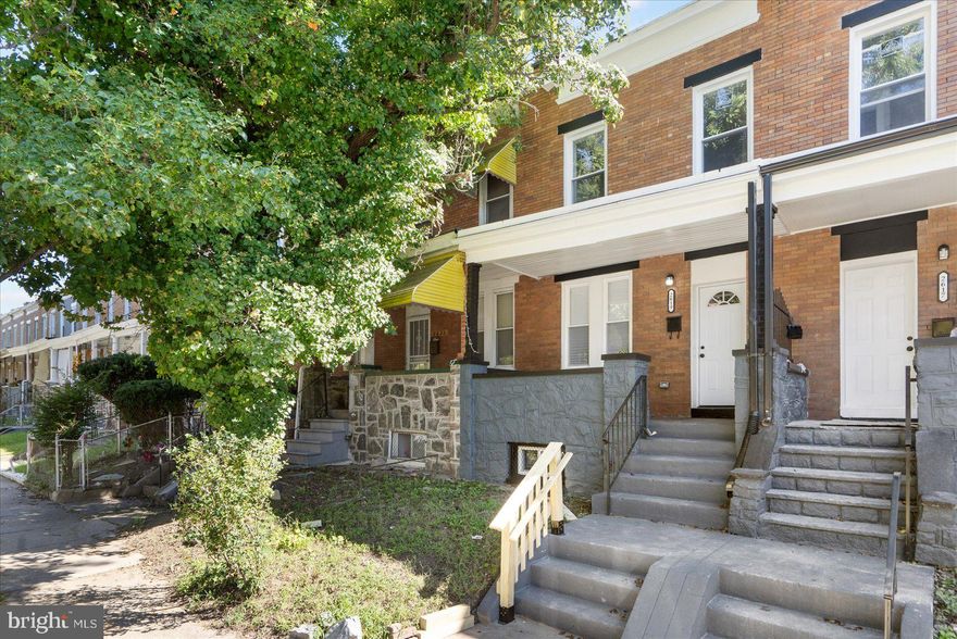 Beautifully remodeled 3BR/2.5BA Townhome located on a tree-lined street.  Walk up to the covered front porch and step inside to an amazing transformation of living space. The open concept main floor offers a half bath, a large living room, spacious dining room, and stunning kitchen.  The kitchen features plenty of cabinets, quartz countertops with a complimenting backsplash, stainless steel appliances including a gas range with a stainless range hood, and a corner sink under a window.  On the second floor is a large primary bedroom with a spacious closet, two sizable secondary bedrooms, and a newly remodeled full bath beautifully tiled with a waterfall designed niche. The lower level offers additional living space featuring a large family room, a full bath with a beautifully tiled walk-in shower, laundry, storage, and a walk-out to Bilco doors in the fenced yard.  From the main floor step outside to a spacious private yard offering so many possibilities.  This home is move-in ready with so much to offer new homeowners including recessed lighting, easy care flooring throughout, ceiling fans in all bedrooms, and so much more.  Imagine all this and in close proximity to shopping, restaurants, and commuter routes.