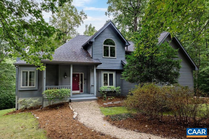 "The Heart of Nelson!! This Gorgeous home sits on 5 private wooded acres, yet is less than a mile to Rt. 151.  Move in ready with many upgrades:  All new interior paint, refinished hardwood floors, all new kitchen appliances, new garage door openers, Culligan water treatment and much more.  Perfect primary residence or vacation getaway.  A must see!,Formica Counter,Fireplace in Living Room