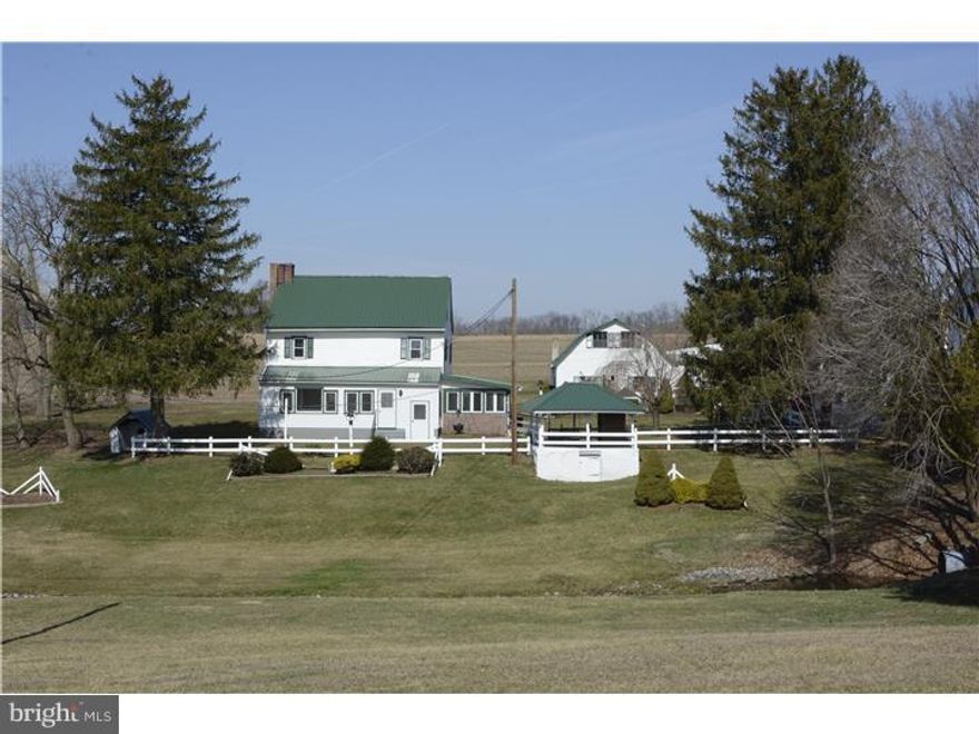 ALL OF THIS COULD BE YOURS !! PRISTINE FARMETTE -  BERNVILLE  * 41.12 ACRES  * 1,984 sq. ft - home / 3Bdrm - 2 Full Baths  * Enclosed Sun porch  * Interior office area w/ exit  * Main Floor Laundry  * Gorgeous Hardwood Floors  * Brick Wood Burning F.P.  * Chestnut Floored Attic  * 8 Outbuildings including home  * All New roofs and overhead doors  * Pavilion w/stone F.P. and root cellar Overlooking meadow  * Paved driveway and parking lot  * 15/20 Horse Barn  * 3 - car garage / 4 car shed * LOW TAXES - $2,711 CLEAN & GREEN  * Minutes to Rte 183 and Rte 78