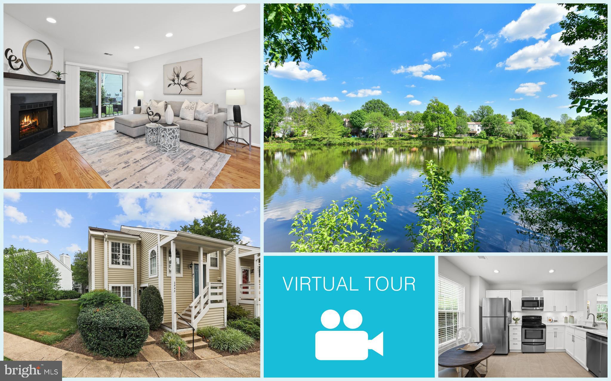 Welcome to LAKEFORD - the most beloved and sought-after lakeside community in Falls Church! Located just 2 blocks to the LAKE, this beautiful, updated corner unit features an open and bright floor plan with hardwood flooring, abundant windows and recessed lighting throughout.
The updated eat-in kitchen features quartz countertops, stylish backsplash, modern sink and faucet, new lighting, additional pantry storage, stainless steel appliances, tile flooring and convenient pass-through to dining area/living room - perfect for entertaining! The elegant dining area flows into a cozy living room complete with a wood-burning fireplace, ideal for relaxing evenings. The updated bathroom includes granite top vanity, new faucets and updated shower fixtures. Enjoy morning coffee or evening drinks on your large private patio with courtyard views and additional storage. Easy parking with designated parking spot just 15 feet from the front door and plenty of visitor spaces. Prime location inside the beltway approx. 1 mile to shopping and dining at vibrant Mosaic District, Dunn Loring Metro, about 4 miles to Tysons Corner. Commuter's dream - close to I-495, Rt. 29, Rt. 50 and I-66! Walking distance to 2941 Restaurant, Northrop Grumman and Defense Health Agency Headquarters. Don't miss your chance to own in this lovely community with gorgeous lake, trails, pool, playgrounds and tennis court!