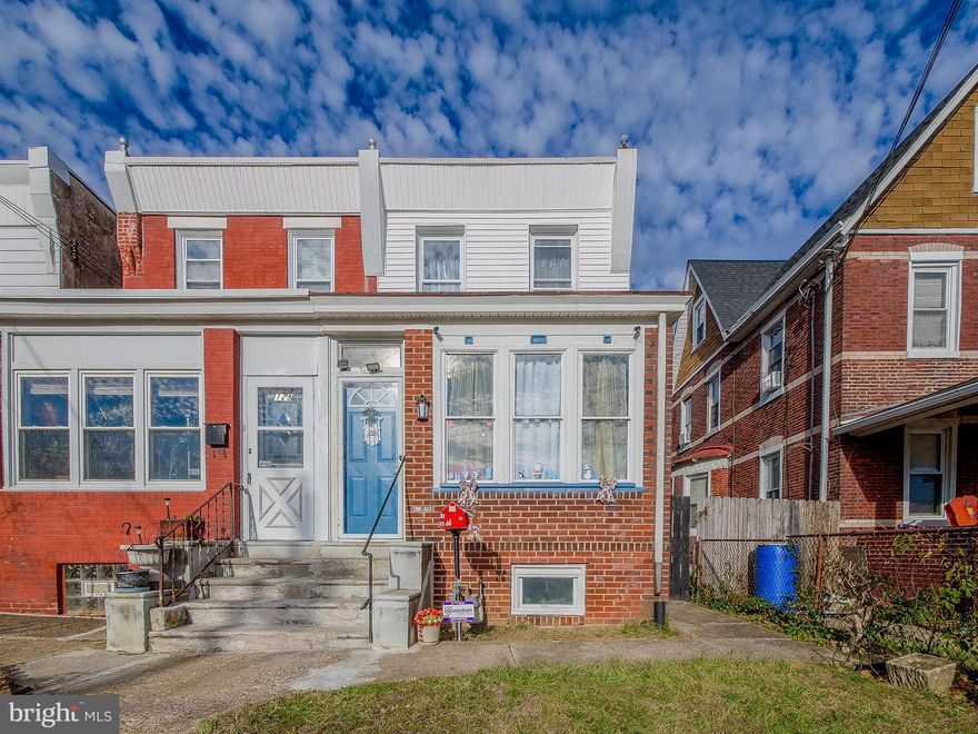 Welcome to 121 Walnut St! This move in condition twin has a nice rear space with easy street parking. Recent updates include new roof and new heater (2023). Enter in to the sun lit porch area. Perfect for lounging or recreation. The first floor is an open concept with beautiful original wood floors. Off of the kitchen is the half bath and laundry space. Second floor has an updated bathroom with 3 spacious bedrooms. Basement is bright and open and suitable for finishing. The back of home has a nice patio space with large detached garage. This home has charm and the perfect amount of space. Schedule your showing today!