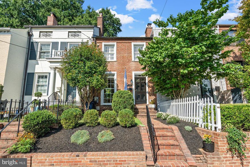 Welcome to 819 South Royal Street in the heart of Yates Gardens! This stately all brick townhouse has beautiful living spaces both inside and outside and is located in the much-coveted Southeast Quadrant of Old Town, Alexandria. The curb appeal is meticulous with thoughtful landscaping adding to the magical charm of this home. Upon entering, you see the abundant amount of natural light flooding the house. The house flows pleasantly from room to room and floor to floor. On the main level, there is a living area w/ woodburning fireplace, a dining area, and a galley kitchen. On the upper level, there are two bedrooms and a full bathroom. The lower level has a family room, a full bathroom w/ laundry & storage.   There is a delightful patio off the dining area that has mature trees and several areas for outdoor enjoyment, including a shed with electricity and a TV.  A few recent upgrades include new washer and dryer (2021), a new hot water heater (2023), recessed lights in the living room (2021), large window well in the basement (2021), newer slate roof and chimney lining. Plenty of street parking at all times!  Darling property from top to bottom!