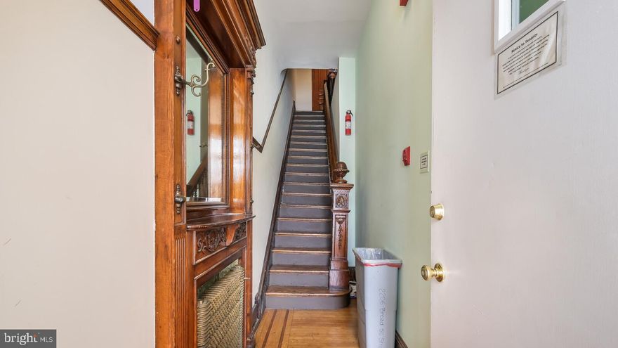 Broad Street Living in Center City South is amazing! The 2nd floor Apt has original Stained Glass Windows and Hardwood floors, Beauty surrounds you with the Victorian Mantle Fireplace and Broad Street City Views! Lots of Sunlight and an in unit Washer and Dryer, Eat-in Kitchen with  Dishwasher including Central AC! Large and Spacious, you will not want to miss this fabulous Rental!
Schedule your viewing today!