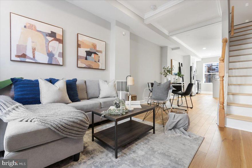 Move in for as little as $1,000! Have your agent inquire about the up to $20K of Down Payment Assistance and special financing with a rate around 6.5% that this property is eligible for. Take advantage of this beautifully designed, move-in ready, fully renovated home in Patterson Park! Walking distance to the park, close to Johns Hopkins, the waterfront and 95. Make sure to book your showing and not miss this opportunity. This property was professionally remodeled with the proper permits in place including digging and underpinning the basement to full height ceiling complete with new waterproofing!