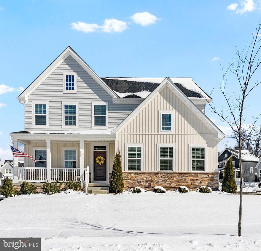 Sadsbury Twp...First time to the market...Be the first to tour this stunning Ryan Custom Home ONLY MODEL IN THE DEVELOPMENT with first floor primary suite. Move-in ready newer build featuring the upgrades today’s buyer is expecting in new construction. Located in Clover Hill at Sadsbury Park, this one-of-a-kind home offers over 3,000 square feet living with the highly desirable, luxurious first-floor primary bedroom or in-law suite. The bright main level is designed for both comfort and entertainment, featuring an open-concept kitchen with quartz countertops, a large quartz center island, custom cabinetry with under cabinet lighting, a gas range with double ovens, and luxury flooring throughout with a walk-in custom pantry. The adjoining living room showcases a gas marble fireplace, while a dedicated home office or private dining room adds flexibility. A welcoming mudroom area, custom window treatments and first-floor laundry with utility tub complete the main level. In your luxury first-floor primary suite offers dual quartz vanity, walk in shower with dual shower heads and bench, with spacious walk-in closet. Upstairs, enjoy a large loft, two additional bedrooms with walk-in closets, a full hall bath, and a generous storage area which could be converted to an additional en suite, full of endless opportunity. All bedrooms are equipped with ceiling fans as well as the living room and loft. The finished basement provides additional living space with custom cabinetry, and 2 extra storage areas. Outdoor living is exceptional with professional landscaping, an extended front porch for relaxing evening sunsets, off the kitchen a large Trex no-maintenance deck, and a paver patio ideal for entertaining. Additional upgrades include return air vent covers, Nest thermostat, and smart garage doors. Residents enjoy access to community amenities including an in-ground pool, dog park, walking trail and recreational center. A thoughtfully upgraded home offering modern design, flexible living, and exceptional community amenities—truly move-in ready and close to all major highways, shopping and restaurants.  Call listing agent today to schedule your private showing.