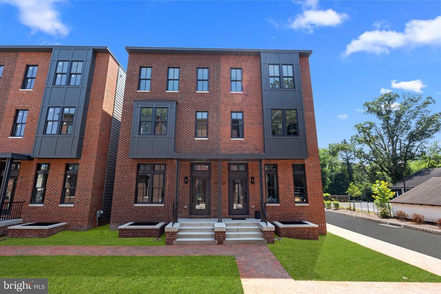 MOVE RIGHT INTO THIS COMPLETED TOWNHOUSE! Welcome to Court & State NEW CONSTRUCTION END UNIT townhouse  in the heart of historic Newtown Borough! These 12 new artisan homes along with 2 historic properties make up this wonderful Luxury townhouse community.  Enjoy living in the main commercial thoroughfare boasting wide sidewalks, charming shops, taverns and bustling restaurants. Take advantage of one last opportunity to own a NEW townhome in the center of Newtown Borough. Each home spans four stories in height with large picturesque windows that allow light to pour in. The main floor is designed with an open floor plan where you can optimize your kitchen and pantry space. Continue on the main floor through the dining room into the open living area. Journey upstairs from the living space to the second floor where you will find 2 large bedrooms, a full shared bathroom, and a laundry room complete with front load washer and dryer units. Both bedrooms are large with ample closet space and the second-floor bathroom comes with a tub, custom vanity, and tile chosen by our interior designer. The third-floor main suite is everything you have dreamed a bedroom could be. Organize your walk-in closet and rest and recharge in your five-piece bathroom, where you can soak in a free-standing oval tub or extra-large walk-in shower with glass doors, body sprays, and handheld shower fixtures. There is also bonus space outside the main bedroom area that would be a great home office or study space. Below is a fully finished basement and a perfect place for a media room or 4th bedroom! A full bath and storage areas completed this level. Court and State homes have multi-zone natural gas heating and A/C systems, ring camera systems, Nest thermostats, and green amenities. There are 3 new units left for sale and are located at 121,123 & 125 Thorton Lane. All are under construction and delivery for them is just  a few months away.