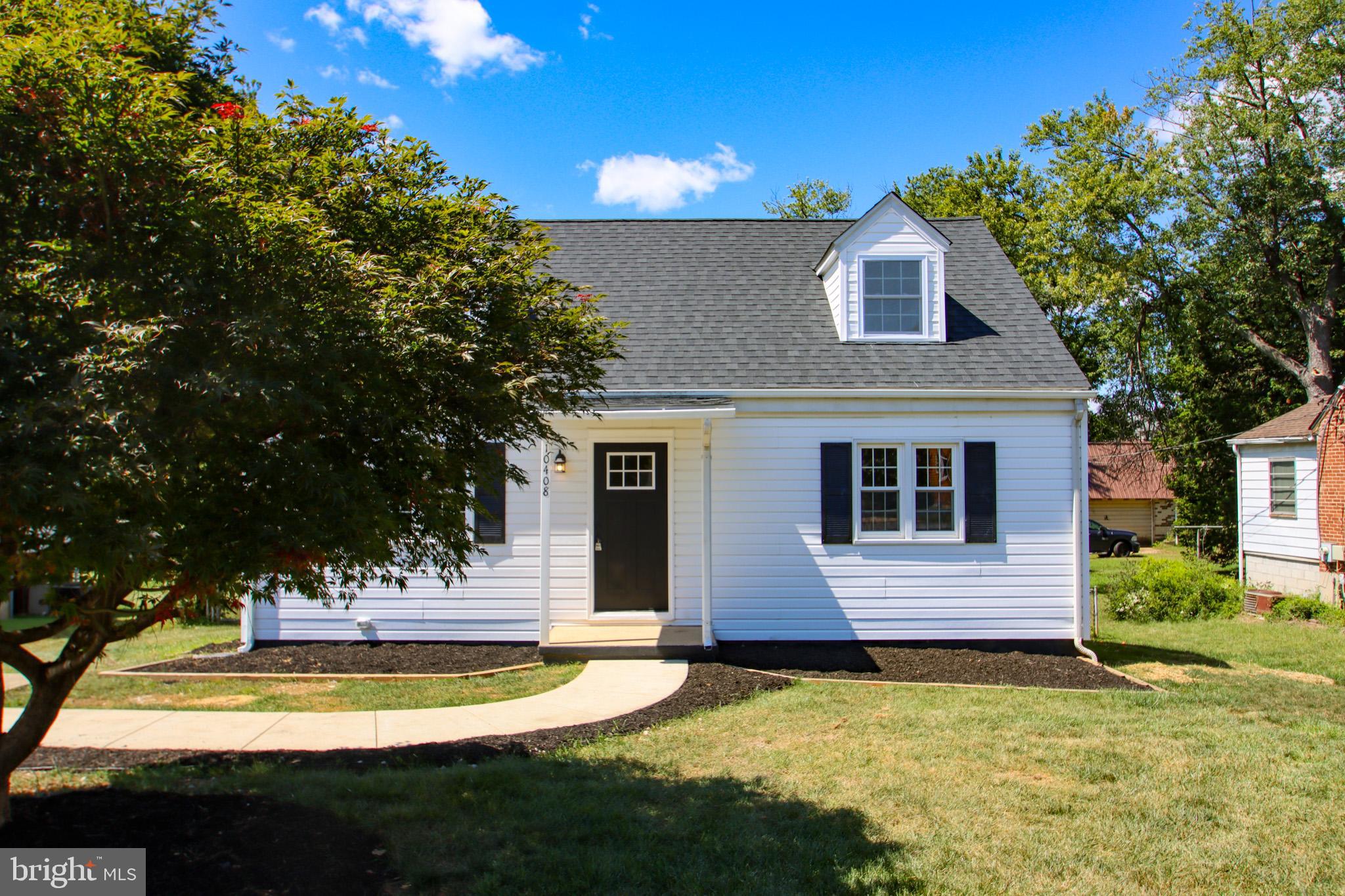 Complete renovation, new bathrooms, new kitchen, hardwood refinished, New HVAC. New bathrooms and kitchen, updated architectural shingle and siding. New patio and more. Large level yard and fenced in rear. Outstanding location in the heart of Cockeysville. Remodeled by Consolidated Construction, another spectacular renovation ready to move in.