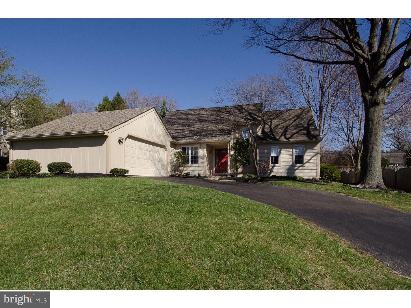 Welcome to 18 Seton Hill Ct. in Village Shires. This lovely cape is bright and airy with neutral decor throughout. Enter a two story foyer with turned staircase, nice large living room with bamboo floors and crown molding. The dining area with chair rail has entrance to the white on white kitchen with sliding doors to the patio and deck. Family room with laminate floor and access to mudroom/laundry and attached two car garage. A lovely first floor master bedroom with totally remodeled en-suite bath and second bedroom or office and a powder room complete the first floor. The second floor offers two really large bedrooms and an updated hall bath. All this plus a fenced patio/deck area and lots of lawn to play. Welcome to 18 Seton Hill Ct. on a cul-de-sac road in Holland... Maybe you are home already!