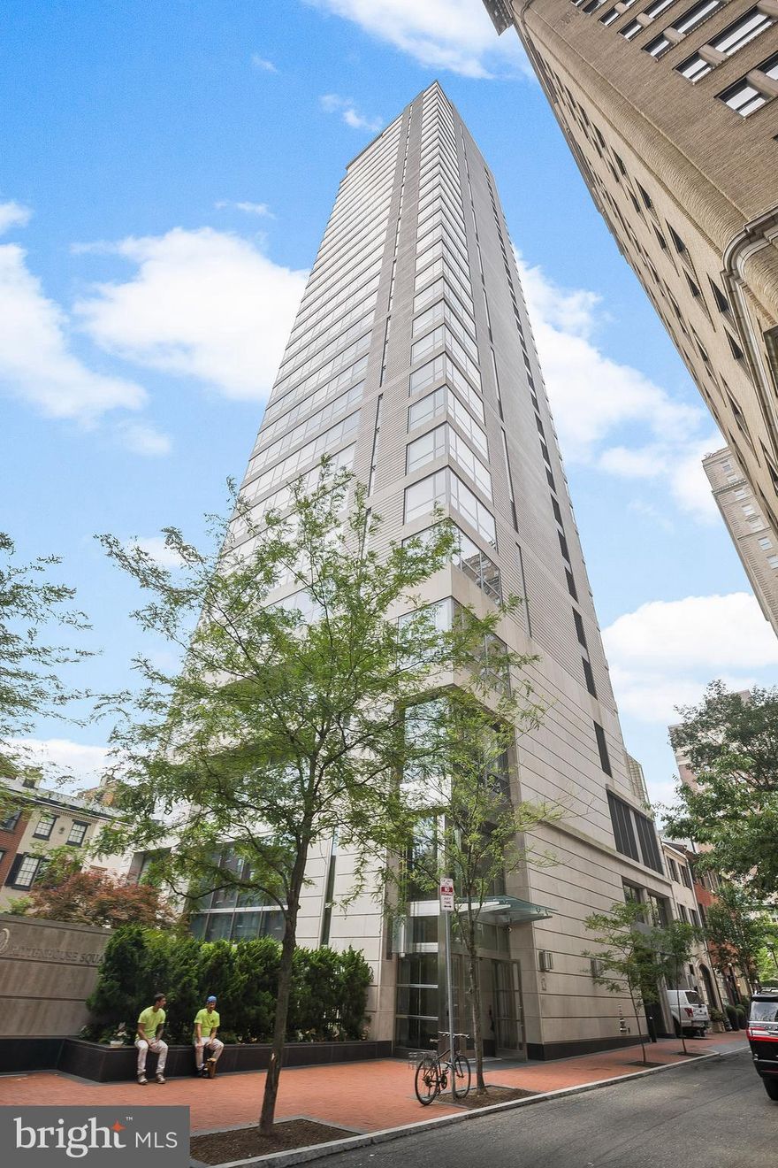 Welcome to 1706 Rittenhouse, which offers unrivaled privacy, river to river views and an unprecedented number of exclusive amenities. We invite you to tour the stunning 29th floor Penthouse with sensational 360 city views including a private balcony with plenty of outdoor living!! 1706 is not just a luxury high-rise condo. It is one of the most dynamic condos in Center City Philadelphia. It is a 31-story tower designed by the acclaimed architectural firm of Cope Linder and Associates. The doorman, concierges and porter know every resident personally in the residence, which offers great sense of security and privacy. There is only one residence per floor from the 6th floor up and a total of 30 residences. This is an unprecedented opportunity to own a contemporary two bedroom two and a half baths custom designed unit with private elevator and over 4200 ft. of living space with 10ft plus ceilings which is just just breathtaking. The penthouse was designed with the intent to let the art work from outside in with an open layout and stone flooring , marble and granite countertops in kitchen and baths! Work from home in the private office with direct elevator access and  hardwood floors! The home is being sold fully furnished. There is plenty of storage throughout and Crestron technology system. The owners suit is glamorous with an enormous closet. The health club is on the 2nd floor of the building which includes a gym and spa. From the tranquil and private spa to the zen-like garden and koi pond, enjoy all the five-star amenities at 1706. Relax your mind, rejuvenate your body and refresh in the state of the art fitness center including a sauna, 42 foot lap pool, hot tub, and on-call massage. Summon and retrieve your vehicle from the fully automated under ground parking system. Rittenhouse Square is an upscale neighborhood high energy area with luxury retailers, independent boutique stores, art galleries, theaters, cafes, bars, and a wide variety of restaurants. Live effortlessly in luxury with unparalleled services. Just an urban oasis!