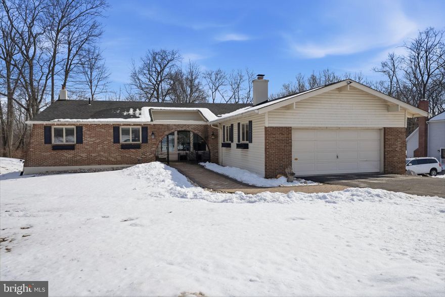 Step inside the inviting haven of 216 Bruce Rd in picturesque Washington Crossing, PA, and discover a stunning ranch home that radiates charm and warmth. As you stroll toward the entrance, you'll be captivated by a private courtyard, an oasis perfect for unwinding with a book or savoring the sights and sounds of the neighborhood.

Upon crossing the threshold, you are welcomed by an enchanting atrium-like entryway that bathes in natural sunlight, complemented by elegant tile floors that guide you deeper into this beautiful abode. The heart of the home is an expansive open floor plan, seamlessly blending the living room, dining room, kitchen, and cozy family room adorned with a fireplace, ideal for cozy gatherings during chilly evenings.

Just beyond the family room, a convenient laundry room awaits, featuring access to both the garage and a door leading out to a spacious backyard deck, perfect for entertaining or simply enjoying the fresh air. The dining room, with its exquisite sliding glass doors, invites you to step outside and enjoy alfresco dining on the large deck.

Turning left upon entry reveals three thoughtfully designed bedrooms, accompanied by two full bathrooms, all accessible via the main hallway. This hallway also leads to a door that opens to a walkout basement, which the previous owner transformed into a functional in-law suite, complete with two comfortable bedrooms, a cozy kitchenette, and a full bath. While this lower level is in need of some updating, it offers a world of possibilities for new owners and has largely been used for storage by the current residents.

Recent improvements include a complete upgrade of the septic system, a significant investment of $20,000, with permits available upon request. Nestled within the highly regarded Council Rock North High School district, this home offers the added convenience of being close to I-95, trains, and easy commuting options to Philadelphia, New Jersey, and New York City. The well-established neighborhood is characterized by wide, tree-lined streets, generous private lots, and a sense of community fostered by fantastic neighbors—all of which combine to create a truly inviting place to call home.  Just a short drive to downtown Newtown, Yardley, and New Hope for shopping and dining makes this an ideal location.

If you've been searching for a Ranch home without HOA fees or 55+ restrictions this is your ideal home.