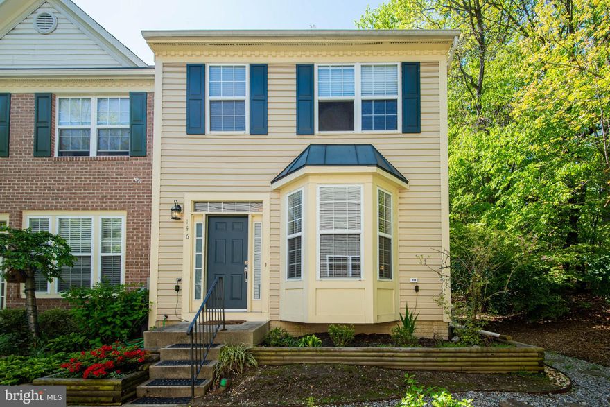Welcome to 146 Quiet Waters Place!  This well maintained, end unit townhouse offers 3 bedrooms / 3.5 bathrooms.   Step inside and fall in love with the hardwood floors, spacious living areas, and abundant natural lighting.  On the main level, you will find a large living room, dining room, and kitchen.   The sliding door will take you to the back deck, which makes for a perfect outdoor space to sit back and relax.  The primary suite, featuring a walk-in closet and an oversized second bedroom, is located upstairs.  In the basement, you will find the third bedroom with its own bathroom and fireplace. You will also find a storage area in the basement for your belongings. The house is also equipped with a smart thermostat and a dual water filter!  Here, you are close to everything in Annapolis; shopping, fine dining, Historic Annapolis, entertainment, and seconds away from Quiet Waters Park. Commuting is a breeze as you are a quick drive to major interstate routes, Baltimore, Washington DC, Ft. Meade, and BWI. Call and make your appointment to see this one today.