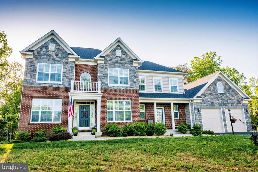 Gorgeous move in ready home in Brittany Estates on one of the best lots in the community with over three acres and backs to trees. The open gourmet kitchen makes this home perfect for entertaining, beautiful hardwood floors throughout the main level, formal dining and living room, open sun room and family room filled with natural light, mud room, rec room, and so much more! One mile to Brooke VRE!