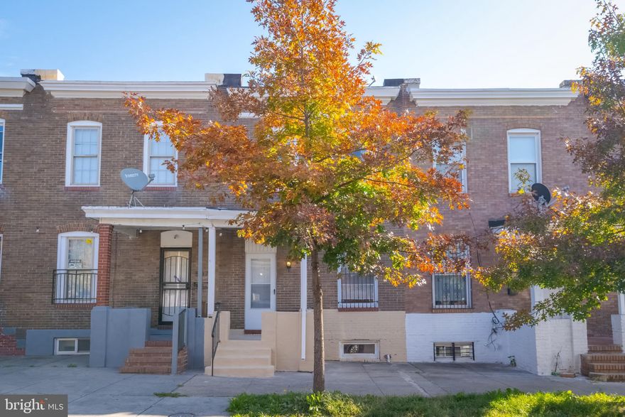 Welcome to 505 N. East Ave that is conveniently located to Johns Hopkins Main Hospital Campus, 
shopping, dining, and the popular Patterson Park. This three-bedroom, two full bath was rehabbed in 2019. The home was just freshly painted from top to bottom, back splash added to the kitchen, and the front porch painted. The seller made this home into two units for family members to stay in. The 
main floor and lower level were one unit with a main floor bedroom, living room, eat-in kitchen, and a
family room and new full bathroom on the lower level.  The upper level was the second unit with a large bedroom, eat-in kitchen, and deluxe full bathroom. This home is perfect for first time home buyers or an investor looking for a great rental property. The neighborhood has lots of renovation activity and is seeing a lot of revitalization. Special grants may be available, check with your lender.
Welcome to your New Home!