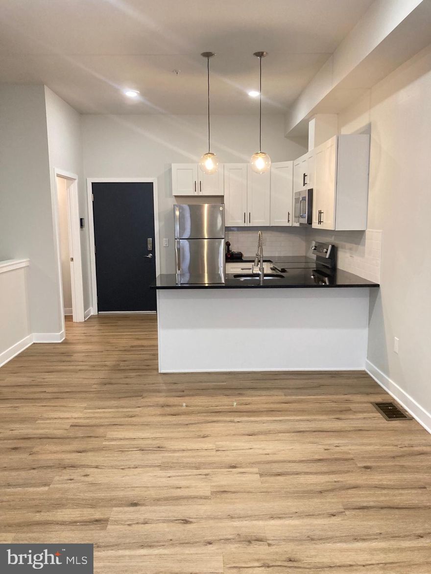 Welcome to 2045 Lofts, which is a newly constructed 18 unit luxury rental building located in the bustling greater Kensington area (just West of Fishtown).  This is a bi level 3bed/2bath unit.  This unit was thoughtfully designed with open floor plan, ample window  for maximum natural light exposures, modern and sleek designed kitchens with stainless steel appliance packages, shaker cabinets, subway tile, beautiful wide plank flooring throughout, recessed lighting, spacious closets, central air & heat, washer & dryer, video intercom, and a private courtyard outdoor space right off of your living room perfect for relaxing and taking in the summer months.  The building has keyless fob entry with video, secured mail area and elevator.  Residents of 2045 Lofts can easily access many conveniences right outside their doorstep from shops, entertainment destinations,  educational institutions to professional complexes.  With  the Berks Station of the Market-Frankford line just blocks away getting anywhere into the City is a breeze.   Lease Terms: Generally, first month, last month, and one month security deposit due at, or prior to, lease signing. Other terms may be required by Landlord. $45 application fee per applicant. Pets are conditional on owner's approval and may require an additional pet fee, if accepted. (Generally $500/dog and $250/cat). Tenants responsible for all utilities: electricity, cable/internet, $60/mo flat water fee. Building is fully electric so tenant has the added bonus of one less utility bill!