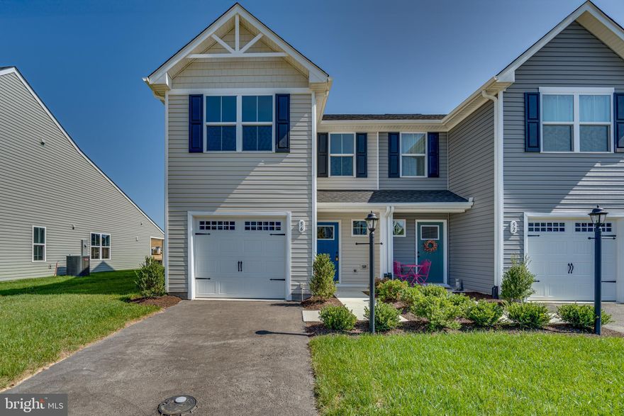 Welcome to this brand new, exquisite 3-bedroom, 2.5-bath townhome that epitomizes modern living at its finest. As you step inside, you'll immediately be captivated by the open floor plan seamlessly connecting the living room, kitchen, and dining area, creating an inviting space perfect for both entertaining and everyday life. The kitchen is a chef's dream, boasting a huge island, stainless steel appliances, recessed lighting, and a generously sized pantry. Convenience meets functionality on the second floor with a dedicated laundry area. The split bedroom plan offers privacy and space for all, with two bedrooms and a full bath on one side and a  primary suite on the other. The primary suite is a true oasis, complete with a private bath and a walk-in closet bathed in natural light through large windows. This townhome exemplifies contemporary living, combining elegance, practicality, and style in every detail. Welcome home!